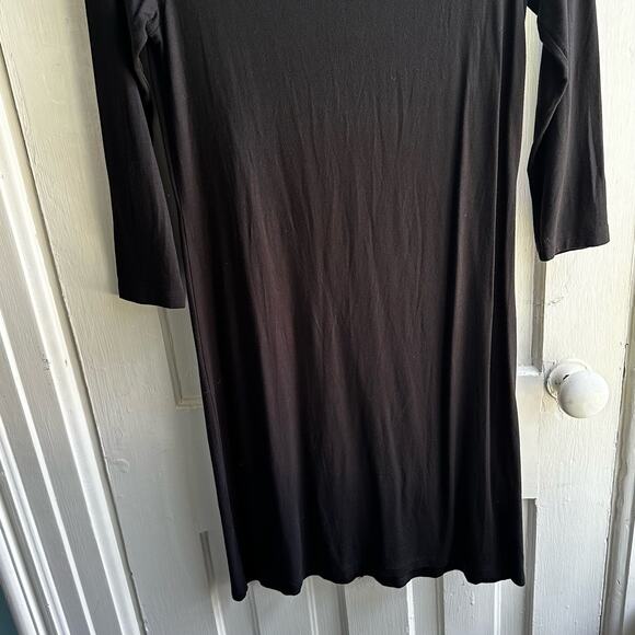 Theory Gila Mini Dress Black - Picture 5 of 9